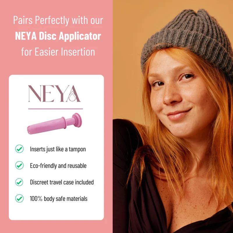 Inserting Menstrual Disc