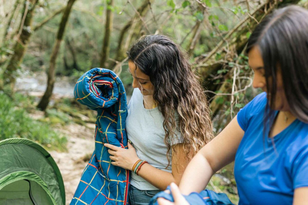What to bring camping on your period