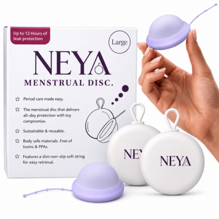 large menstrual discs set of 2 neya