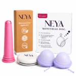 menstrual disc and applicator bundle