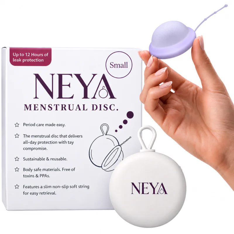 small reusable menstrual disc neya